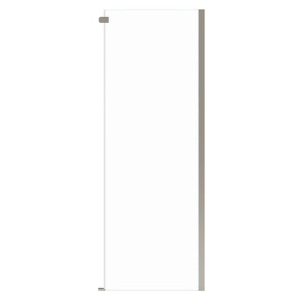 Odyssey SC Return Panel for 32 in. Base in Clear glass in Brushed Nickel - Plumbing Market