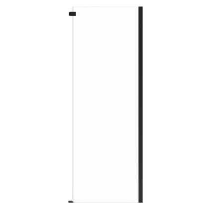 Odyssey SC Return Panel for 32 in. Base in Clear glass in Matte Black - Plumbing Market