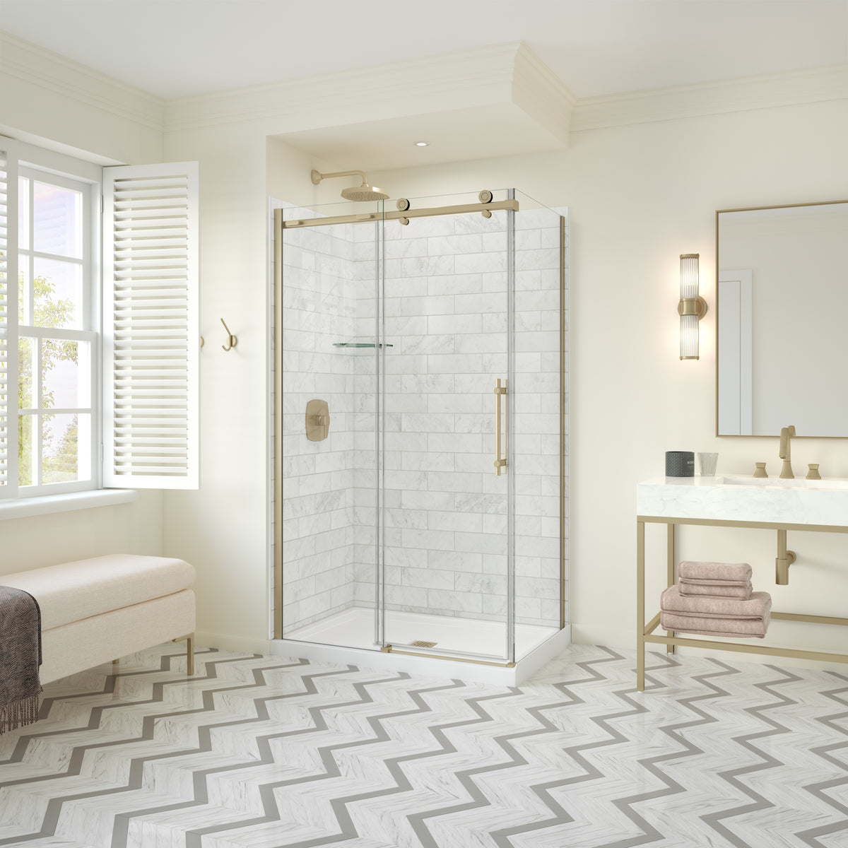 Maax Odyssey SC 48" x 32" x 78" 8mm Sliding Shower Door for Corner Installation - image 16