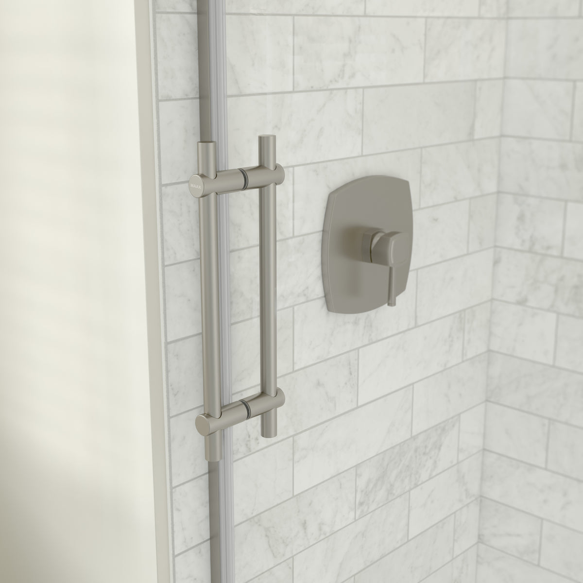 Maax Odyssey SC 57-59 ½ x 78in 8 mm Sliding Shower Door for Alcove Installation - image 10
