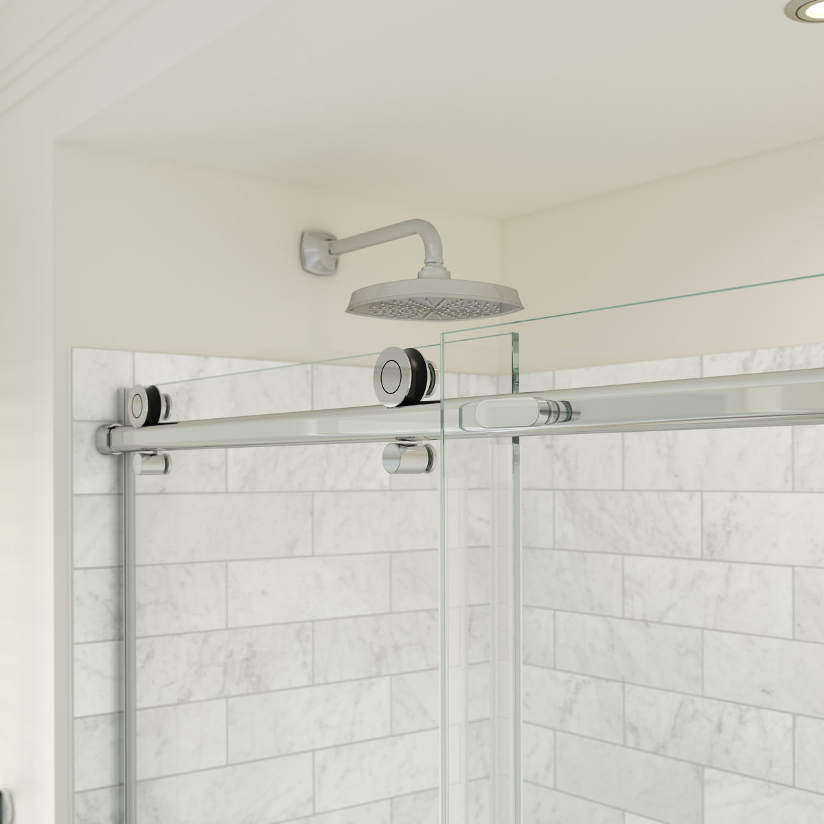 Maax Odyssey SC 57-59 ½ x 78in 8 mm Sliding Shower Door for Alcove Installation - image 2