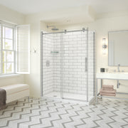 Maax Odyssey SC Return Panel for 36 in Base in Clear glass