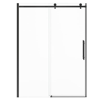 Odyssey SC 57-59 ½ x 78in. 8 mm Sliding Shower Door for Alcove Installation with Clear glass in Matte Black - Plumbing Market