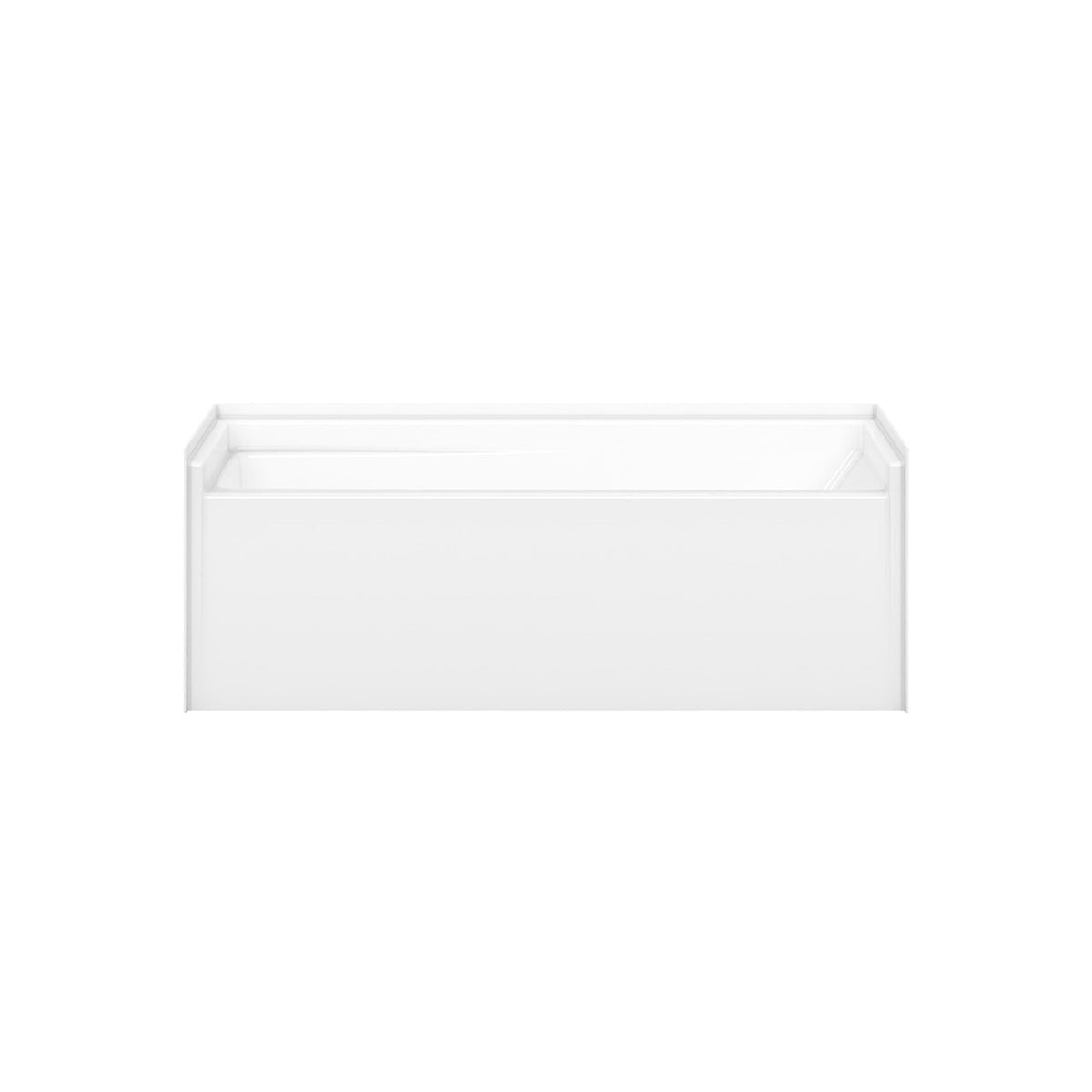 Maax Olio 6030 AcrylX Alcove Bathtub in White
