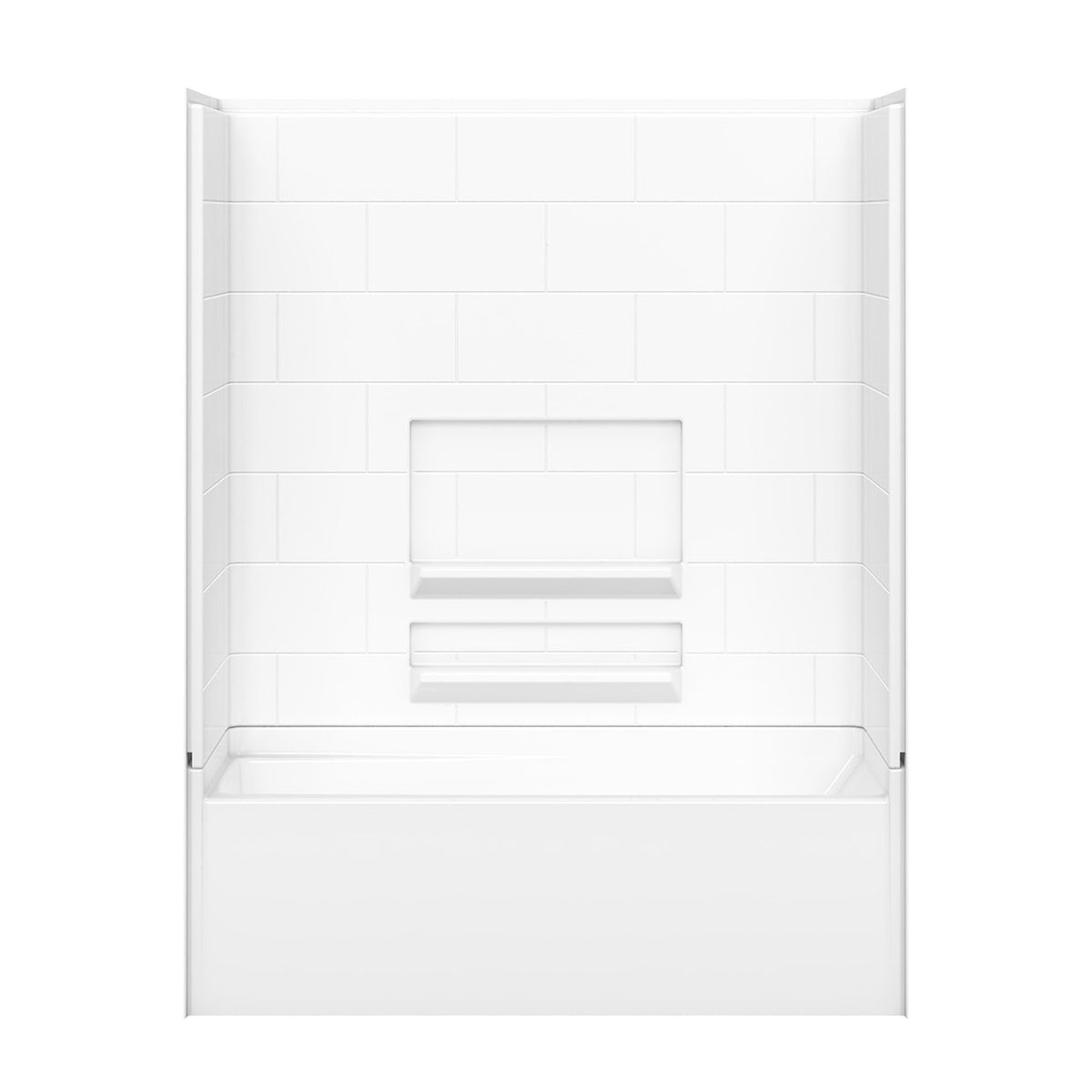 Maax Olio 6030 AcrylX Alcove Bathtub in White - image 5