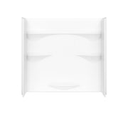 Maax Olio Smooth 60 x 30 AcrylX Direct-to-Stud Three-Piece Wall Kit in White