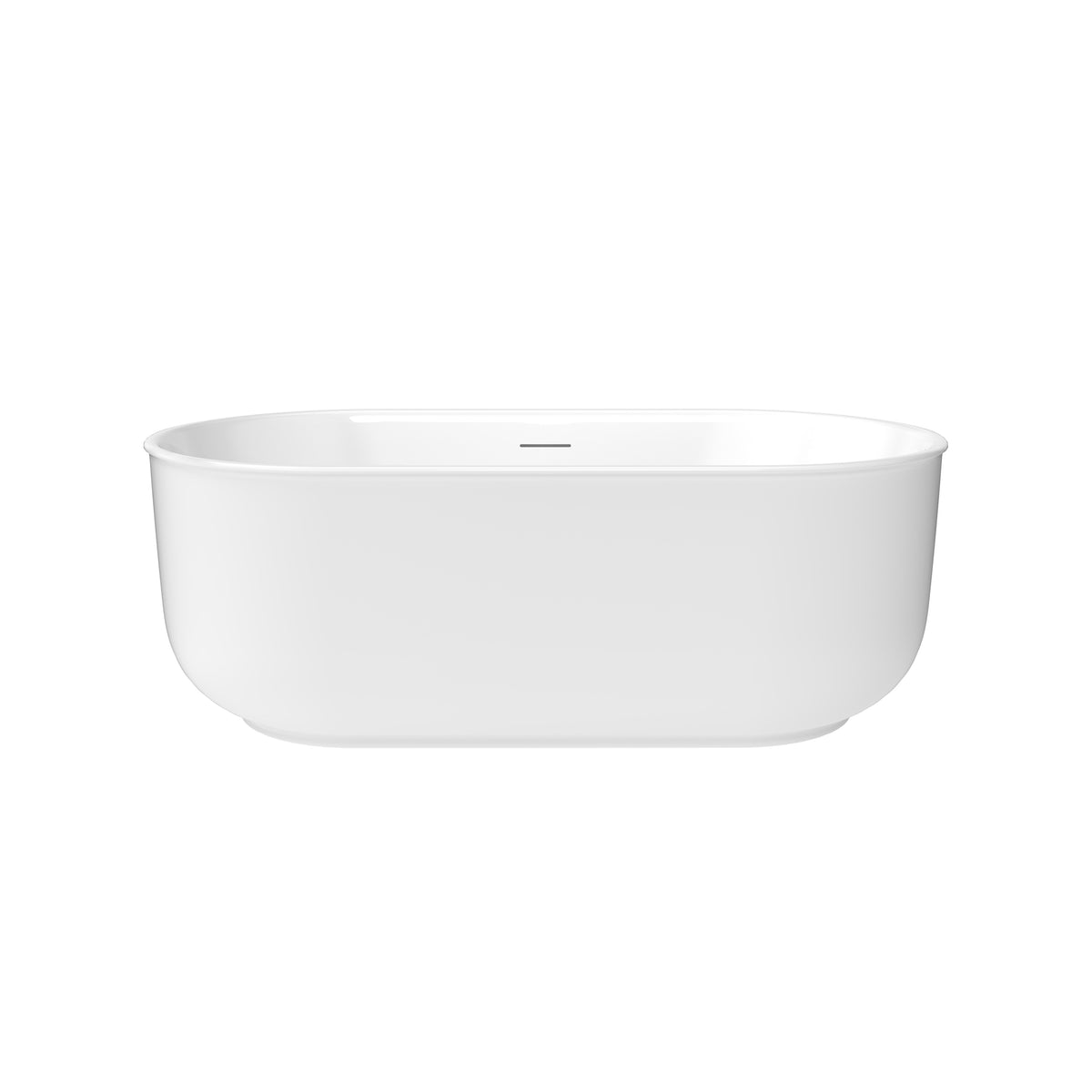 Maax Ommu 5932 Acrylic Freestanding Center Drain Bathtub in White - image 3