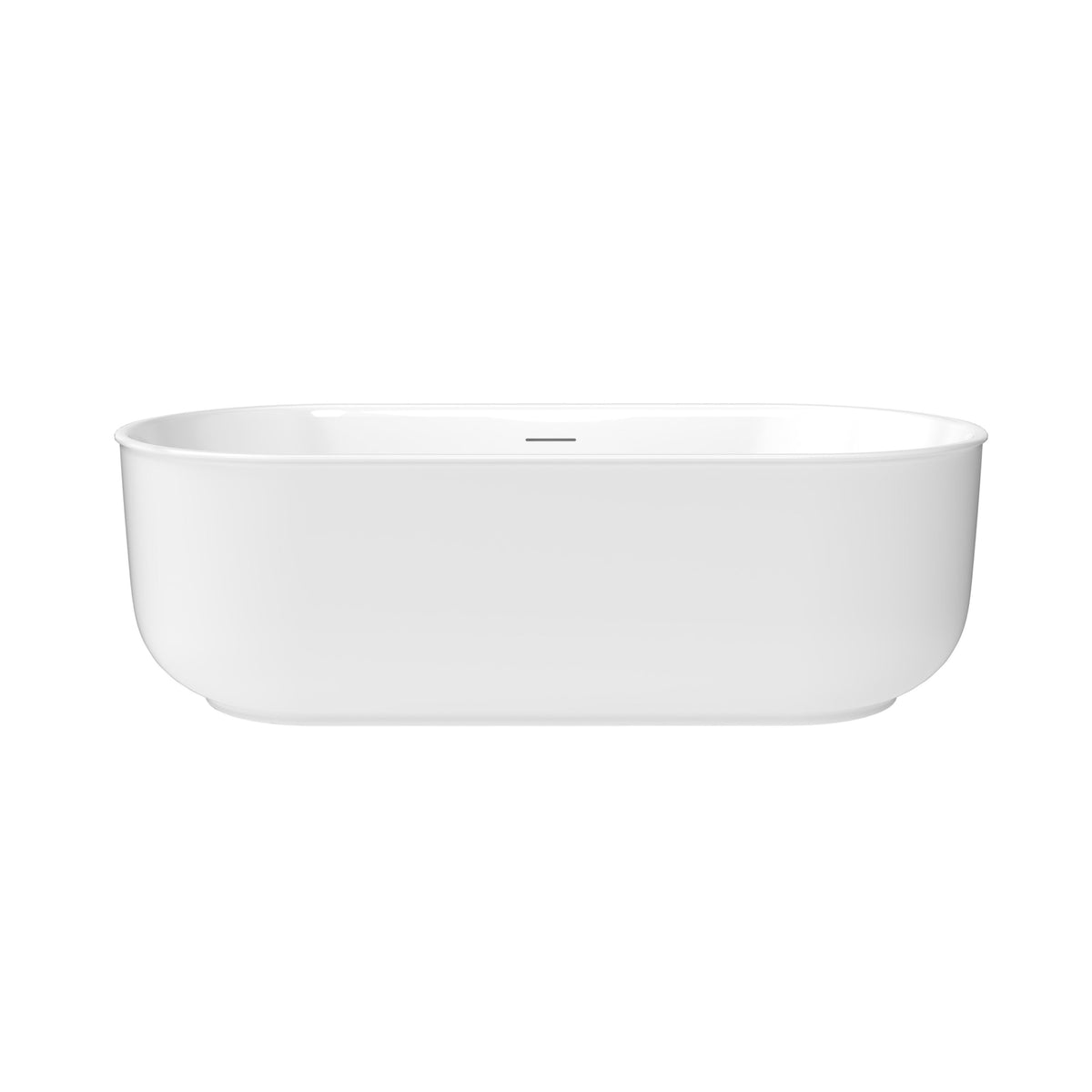 Maax Ommu 6732 Acrylic Freestanding Center Drain Bathtub in White - image 3