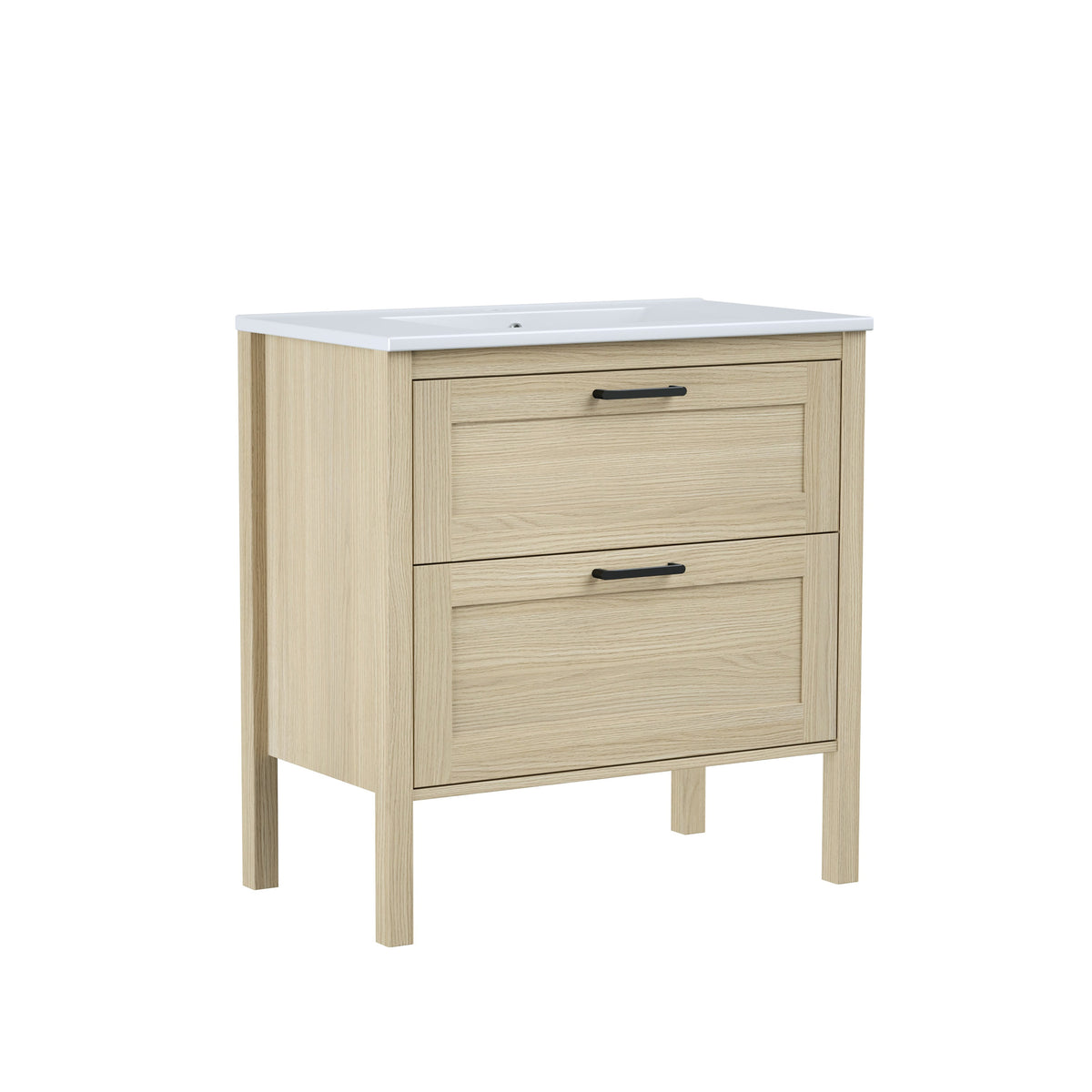 Maax Opaline 30 in Freestanding Single Sink Vanity in Light Oak - image 11
