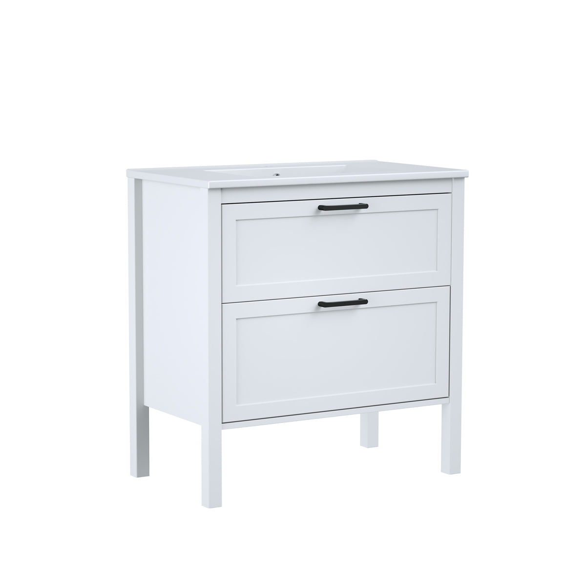 Maax Opaline 30 in Freestanding Single Sink Vanity in Light Oak - image 2