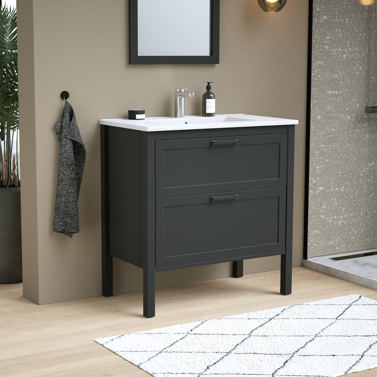Maax Opaline 30 in Freestanding Single Sink Vanity in Light Oak - image 21