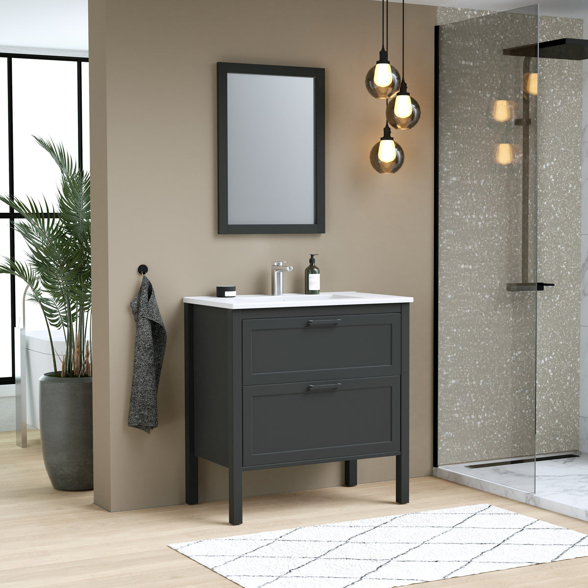 Maax Opaline 30 in Freestanding Single Sink Vanity in Light Oak - image 26