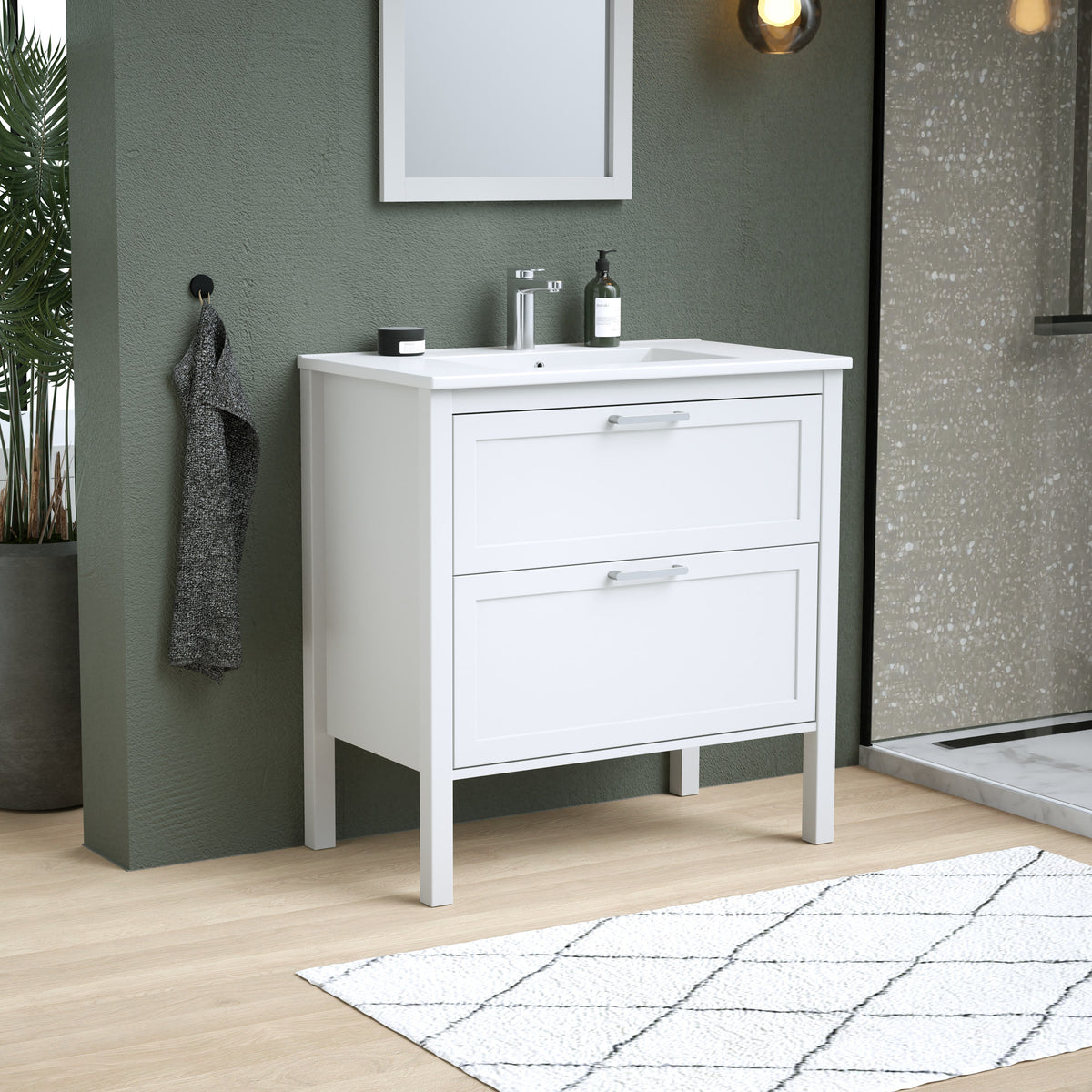 Maax Opaline 30 in Freestanding Single Sink Vanity in Light Oak - image 3