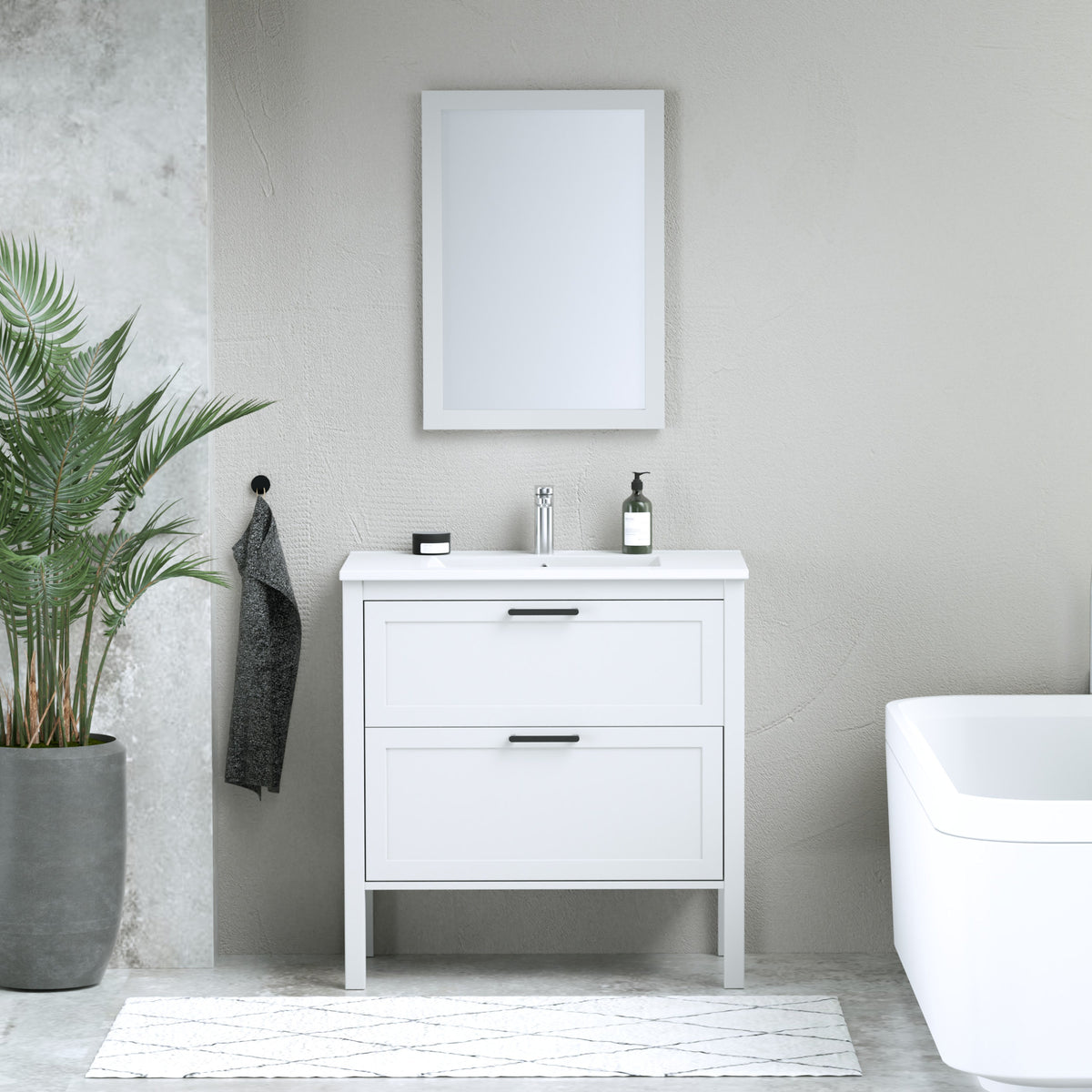 Maax Opaline 30 in Freestanding Single Sink Vanity in Light Oak - image 4