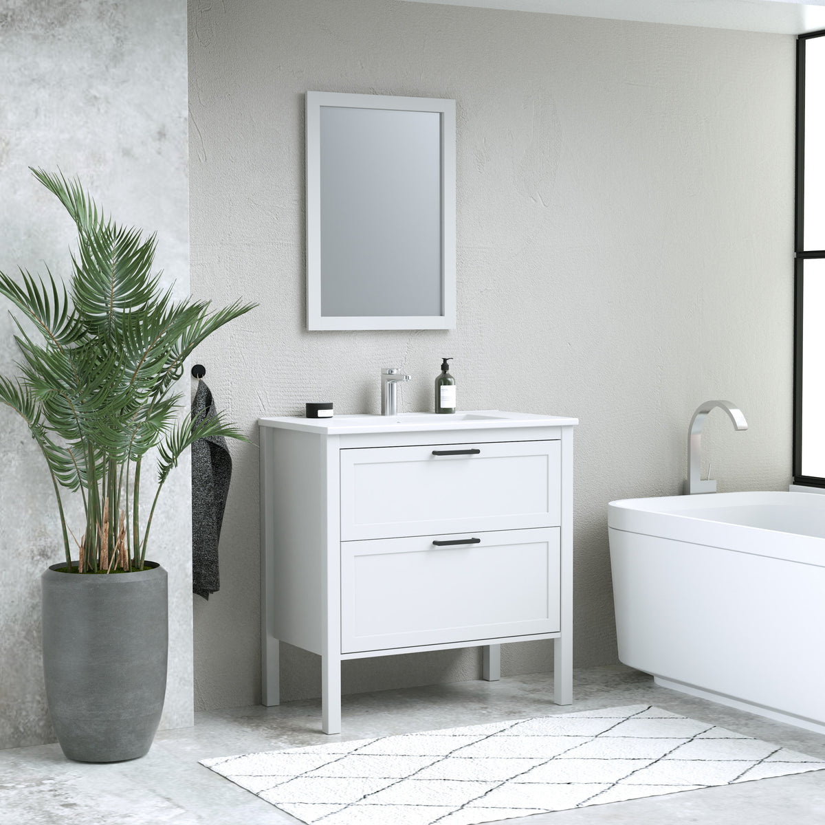 Maax Opaline 30 in Freestanding Single Sink Vanity in Light Oak - image 6