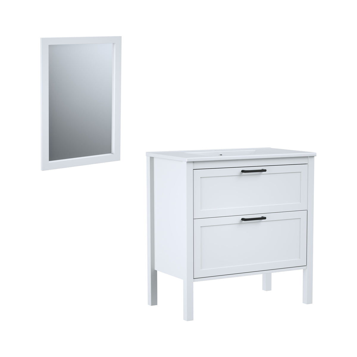 Maax Opaline 30 in Freestanding Single Sink Vanity in Light Oak - image 7