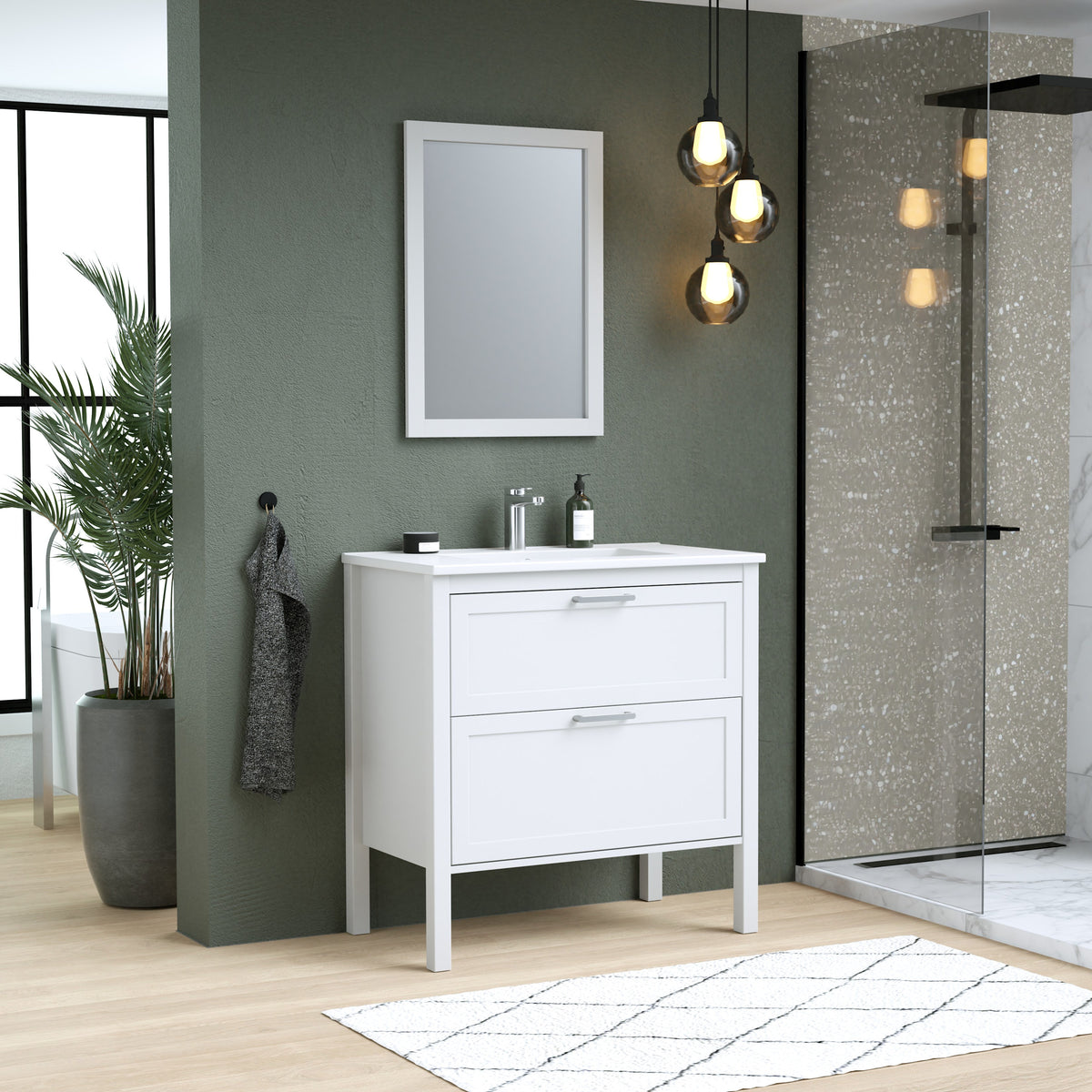 Maax Opaline 30 in Freestanding Single Sink Vanity in Light Oak - image 8