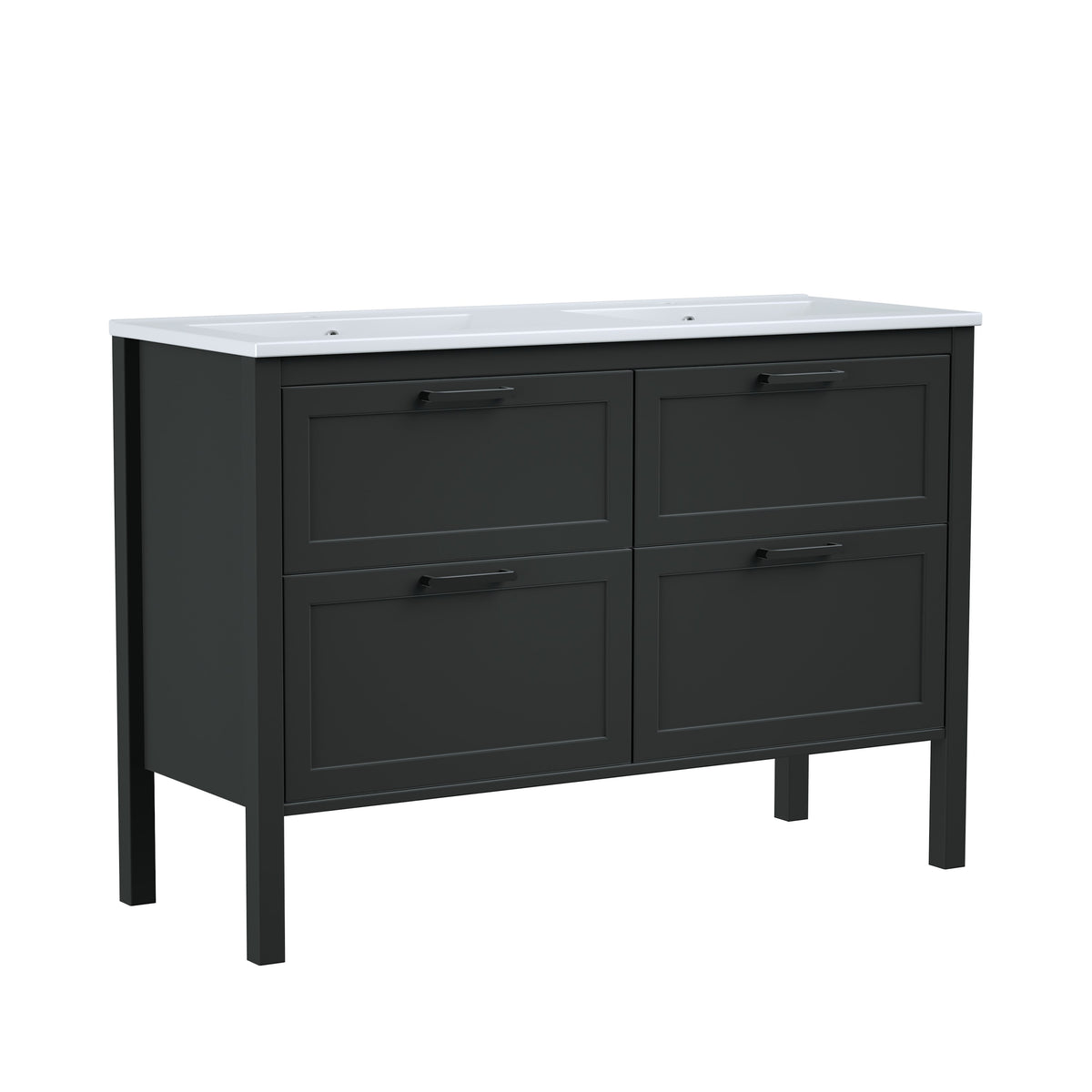 Maax Opaline 48 in Freestanding Double Sink Vanity with Matching Mirror in Light Oak - image 20