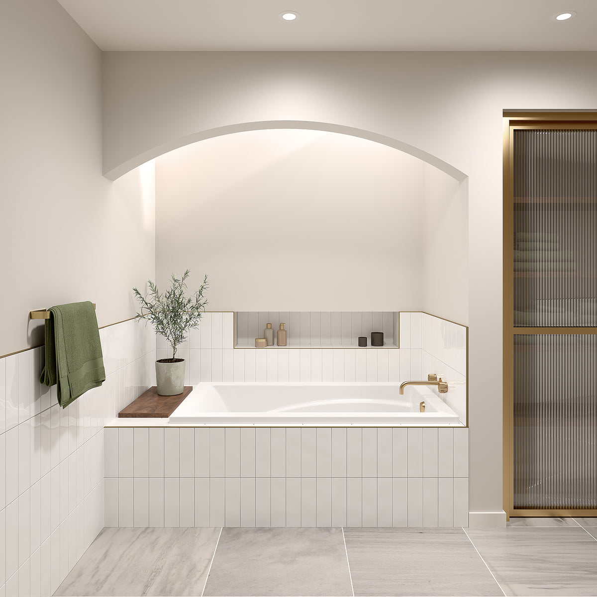 Maax Optik 6032 Acrylic Bathtub in White - image 3