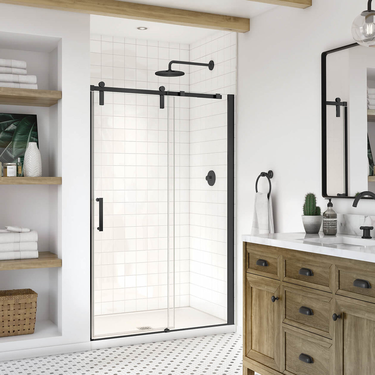 Maax Outback 43 ¼ - 46 ½ x 70 ½ in 8mm Sliding Shower Door for Alcove Installation - image 9