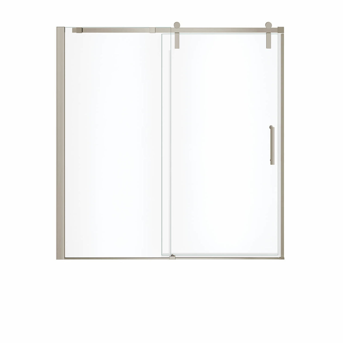 Maax Outback 55 ¼ - 58 1/2 x 57 in 8mm Sliding Tub Door for Alcove Installation - image 3