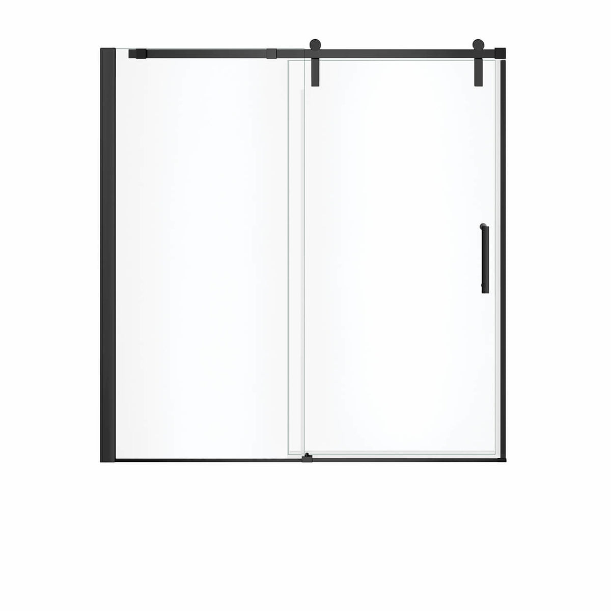Maax Outback 55 ¼ - 58 1/2 x 57 in 8mm Sliding Tub Door for Alcove Installation - image 7