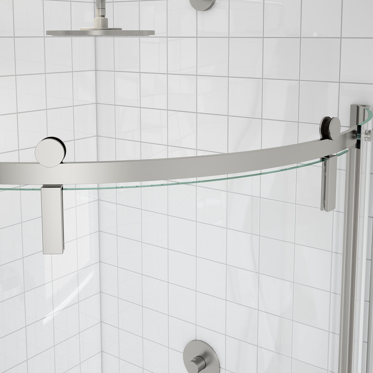 Maax Outback Round 36 x 36 x 75 5/8 in 8mm Sliding Shower Door for Corner Installation - image 10