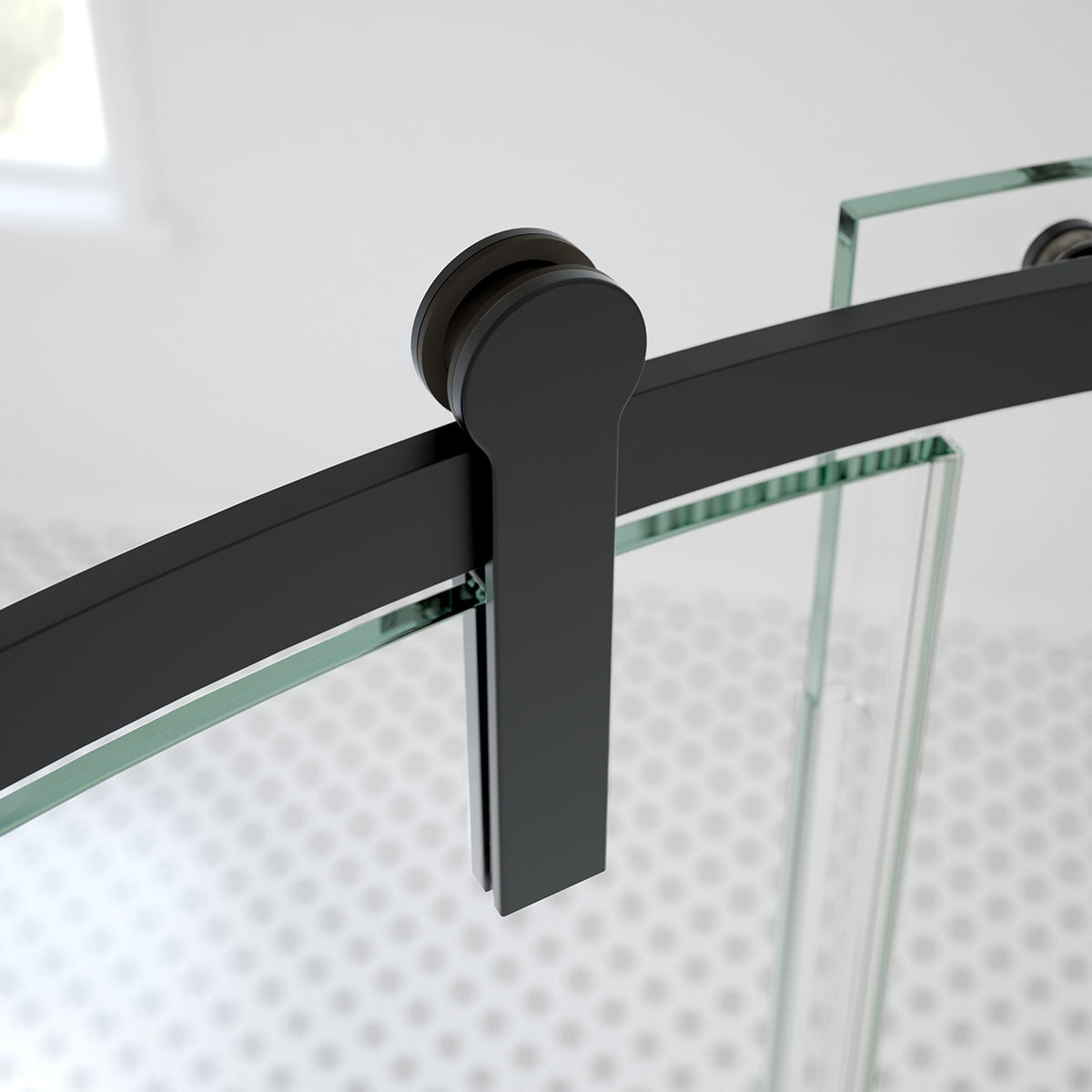 Maax Outback Round 36 x 36 x 75 5/8 in 8mm Sliding Shower Door for Corner Installation - image 12