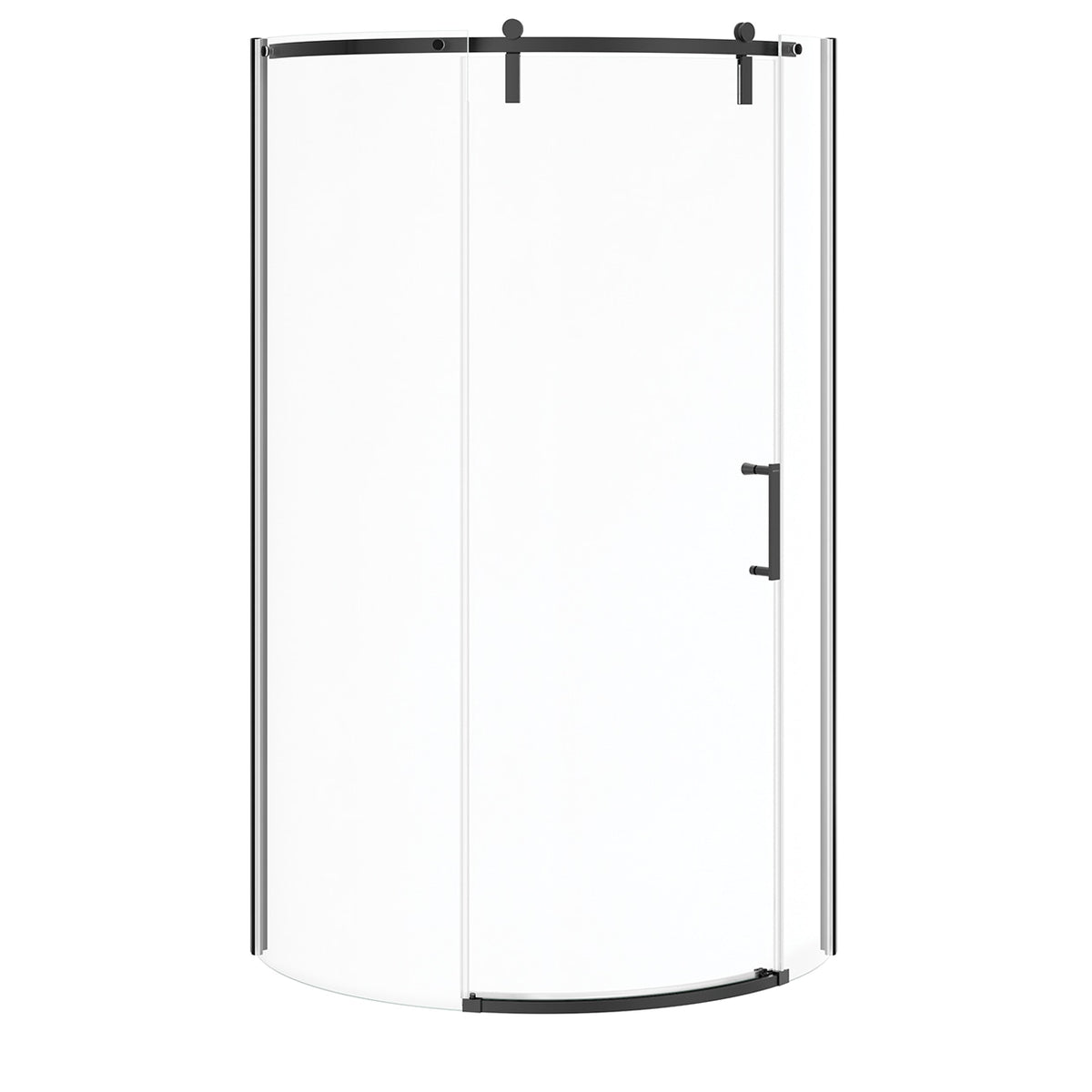 Maax Outback Round 36 x 36 x 75 5/8 in 8mm Sliding Shower Door for Corner Installation - image 13