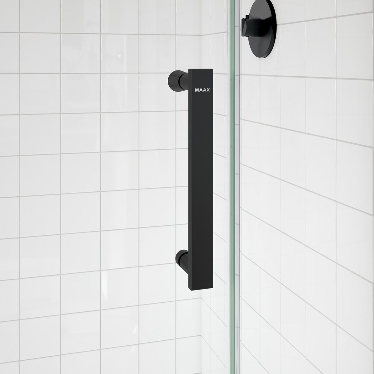Maax Outback Round 36 x 36 x 75 5/8 in 8mm Sliding Shower Door for Corner Installation - image 14