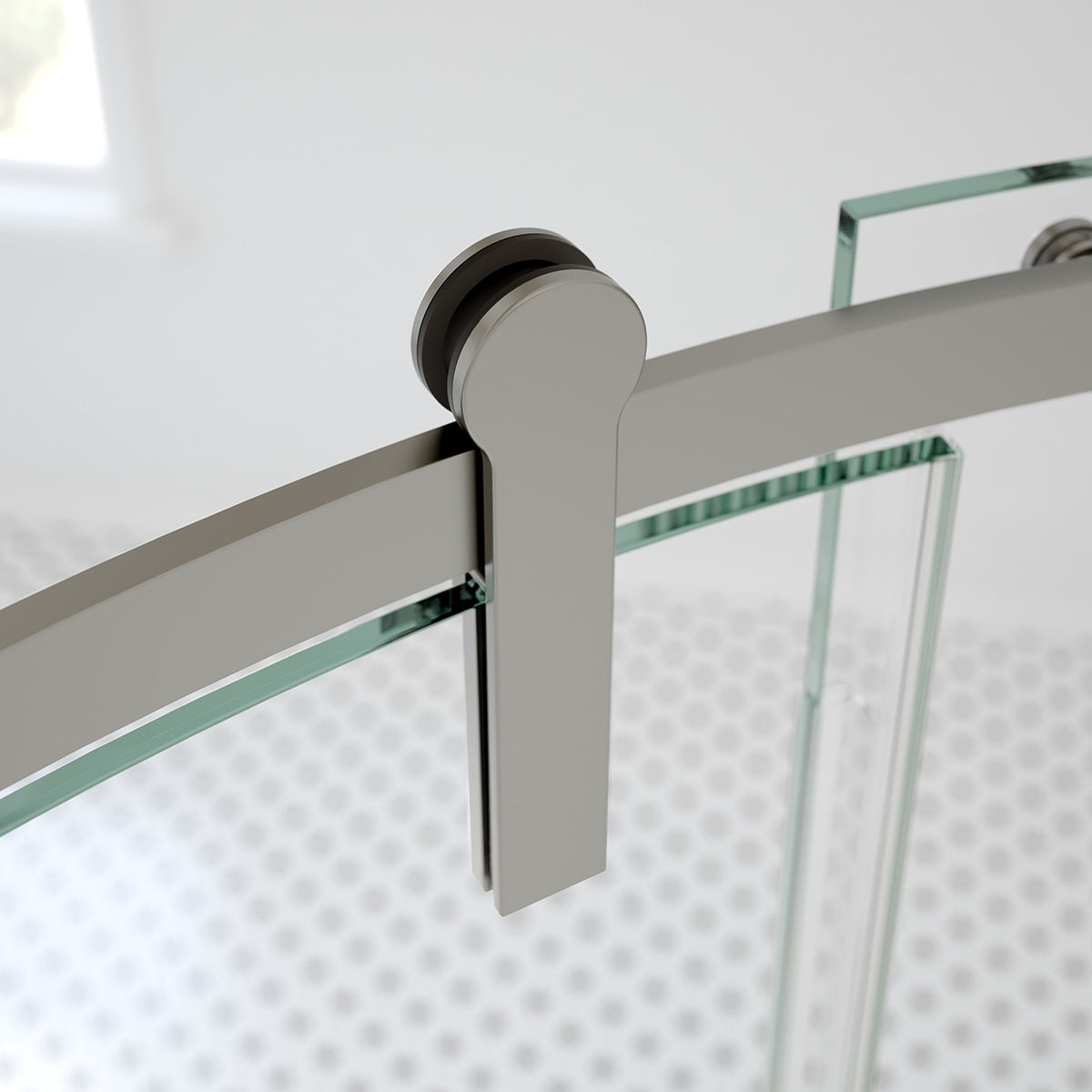 Maax Outback Round 36 x 36 x 75 5/8 in 8mm Sliding Shower Door for Corner Installation - image 7