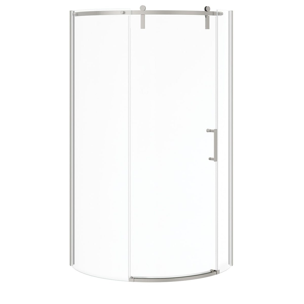 Maax Outback Round 36 x 36 x 75 5/8 in 8mm Sliding Shower Door for Corner Installation - image 8