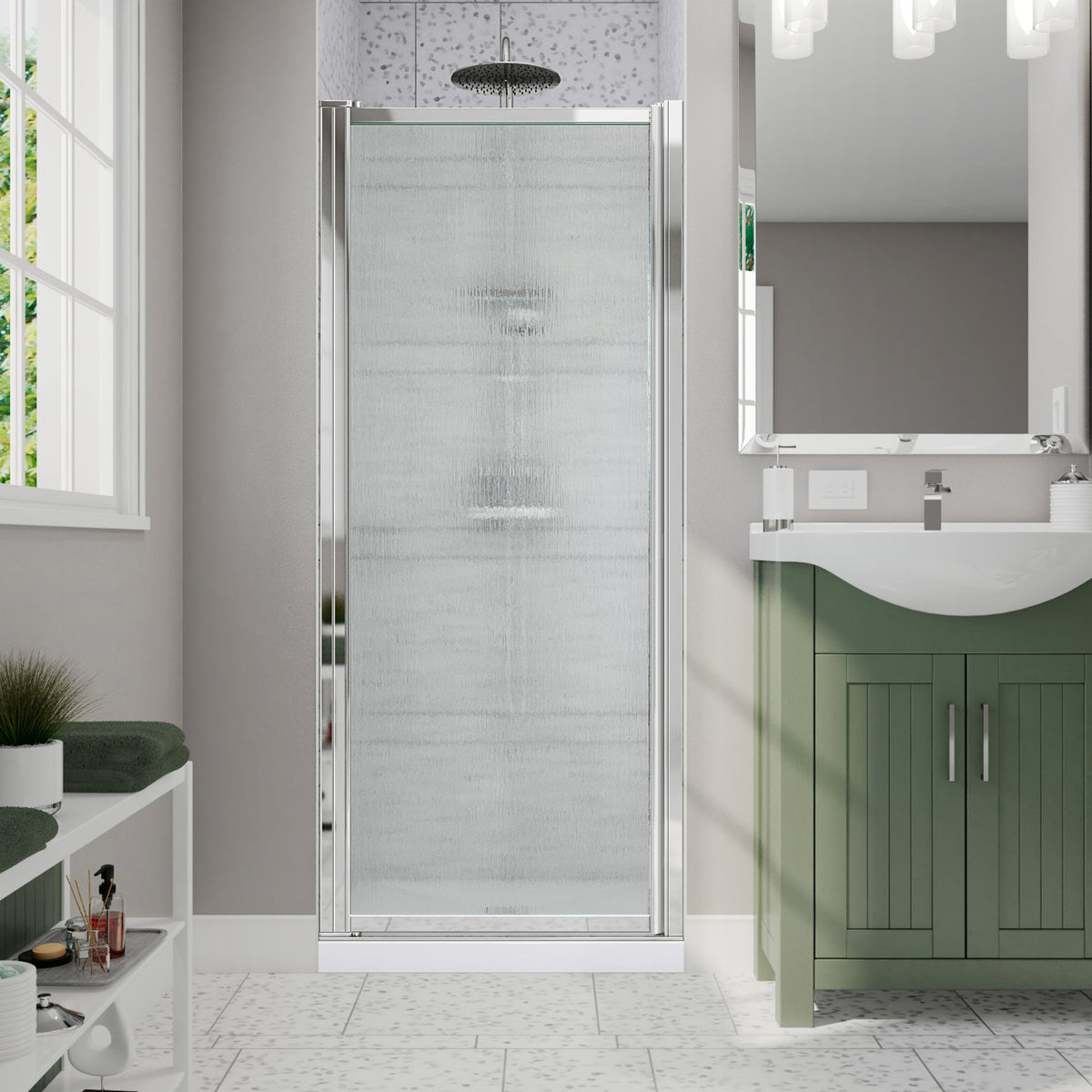 Maax Pivolok 23-24 ¾ x 64 ½ in Pivot Shower Door for Alcove Installation - image 5