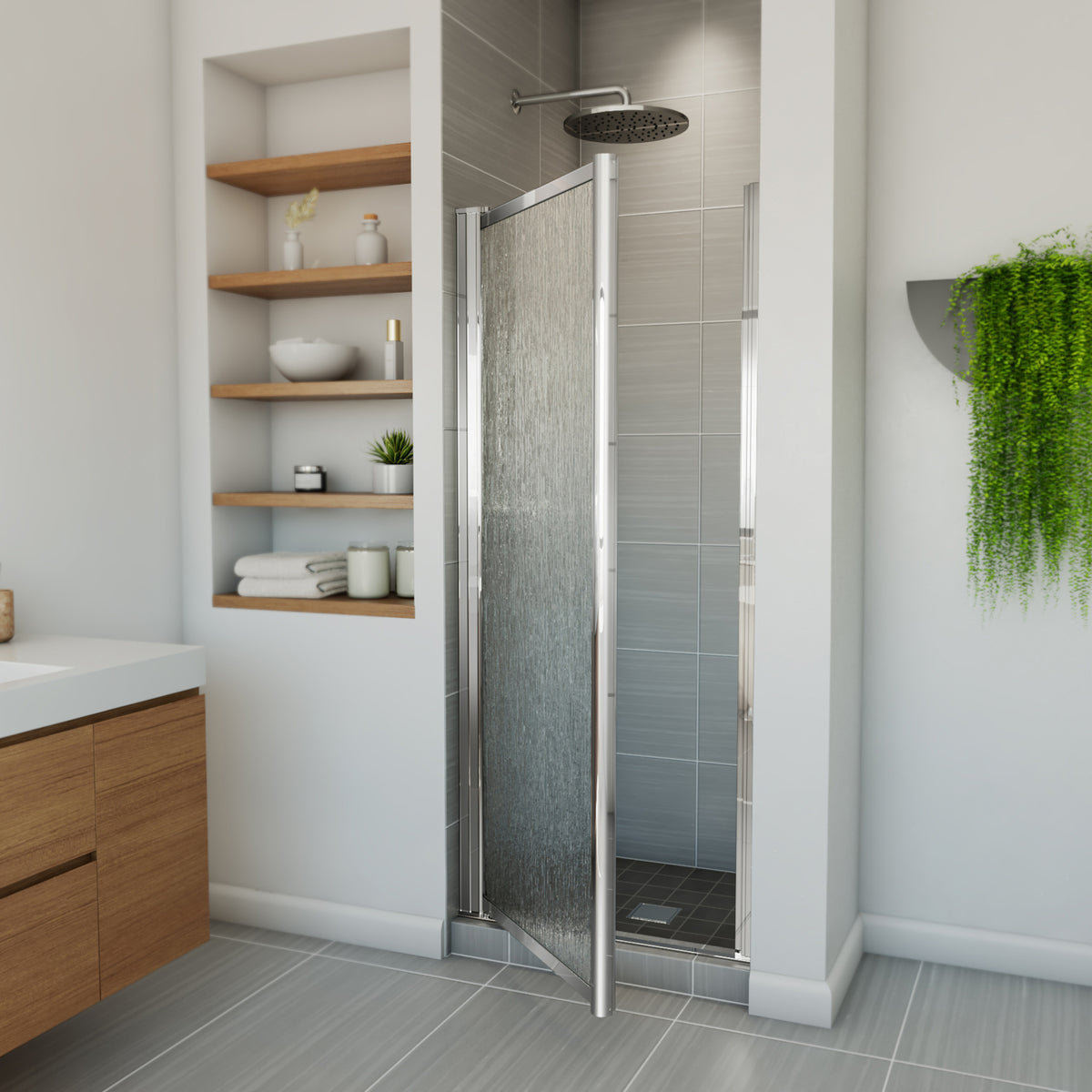 Maax Pivolok 27-28 ¾ x 64 ½ in Pivot Shower Door for Alcove Installation - image 7