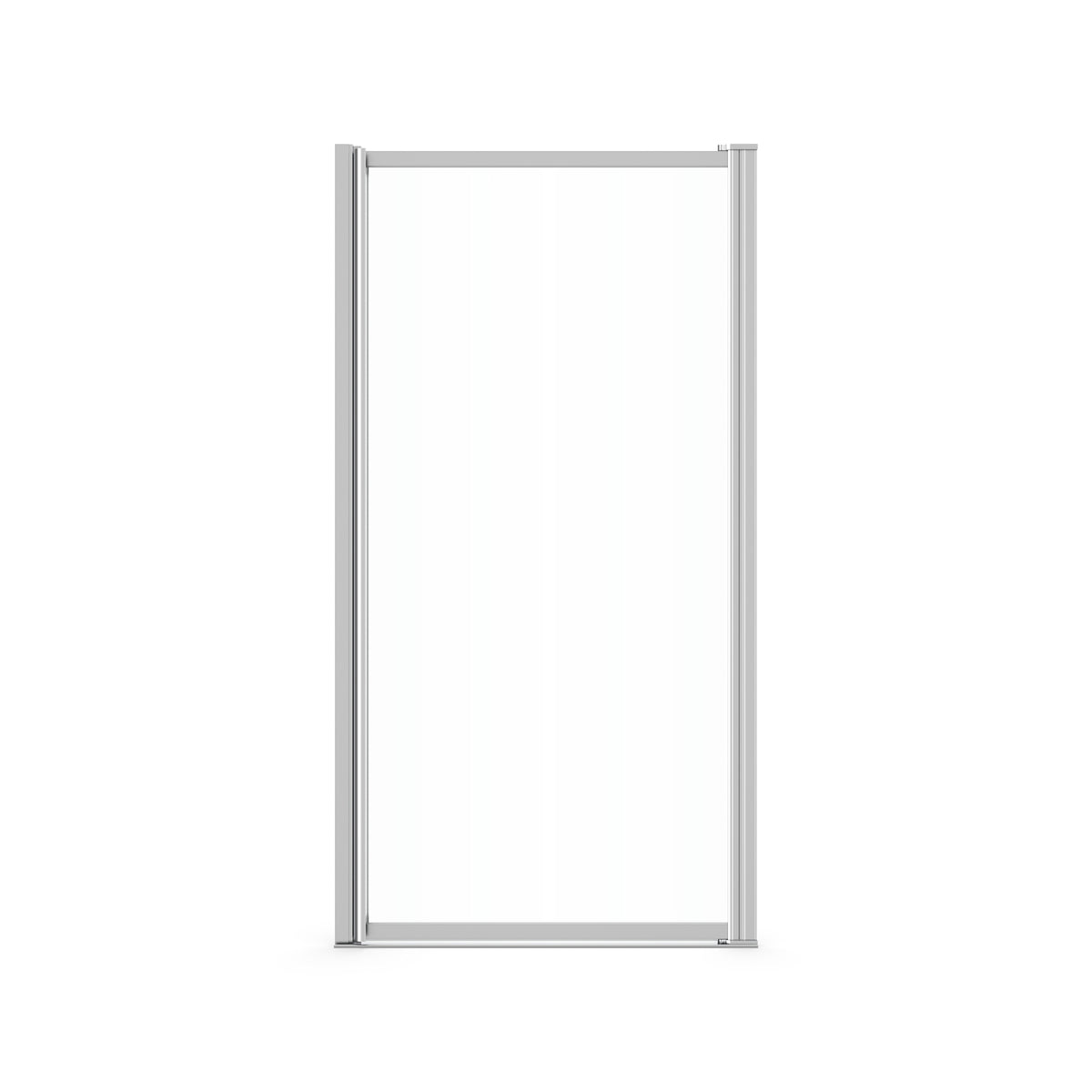 Maax Pivolok Deluxe 32 ½-37 x 64 ½ in Pivot Shower Door for Alcove Installation with Clear glass in Chrome - image 2