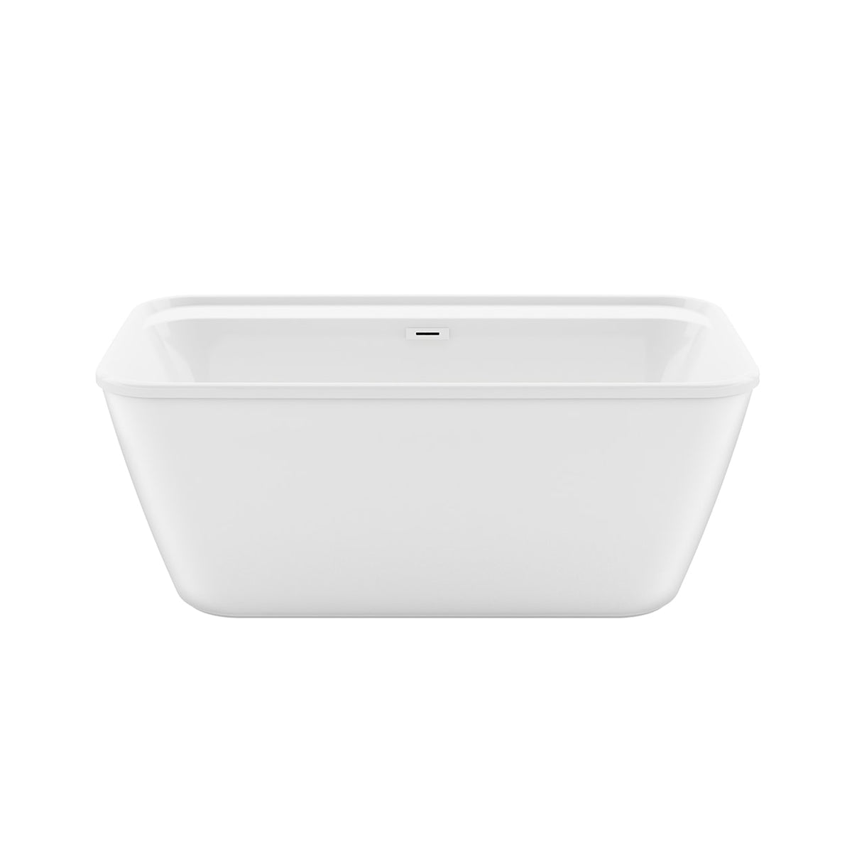 Maax Pocono 58 x 32 AcrylX Freestanding Center Drain Bathtub in White with White Skirt - image 3