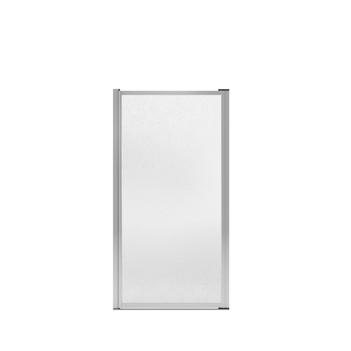 Maax Polar Pivot 31-32 ¾ in x 64 ½ in Pivot Shower Door for Alcove Installation with Raindrop glass in Chrome - image 2