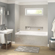 Maax Pose 6632 IF Acrylic Alcove Bathtub in White