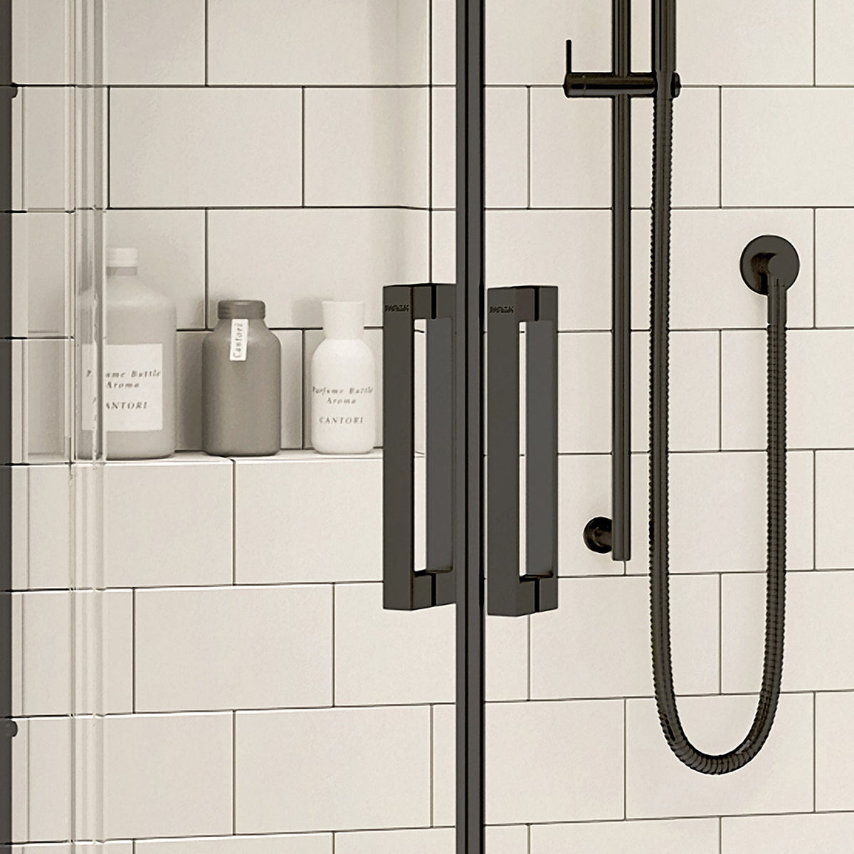 Maax Radia Neo-angle 40 x 40 x 71 ½ in 6 mm Sliding Shower Door for Corner Installation - image 9