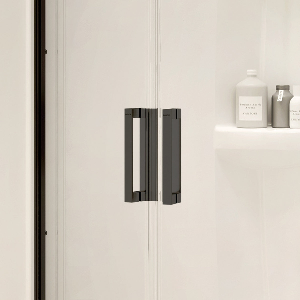 Maax Radia Neo-round 40 x 40 x 71 ½ in 6 mm Sliding Shower Door for Corner Installation - image 9