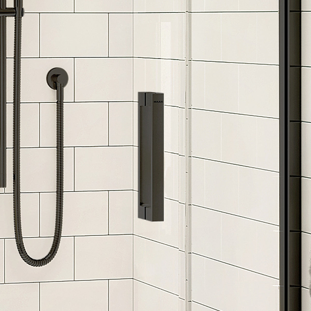 Maax Radia Round 36 x 36 x 71 ½ in 6 mm Sliding Shower Door for Corner Installation - image 7