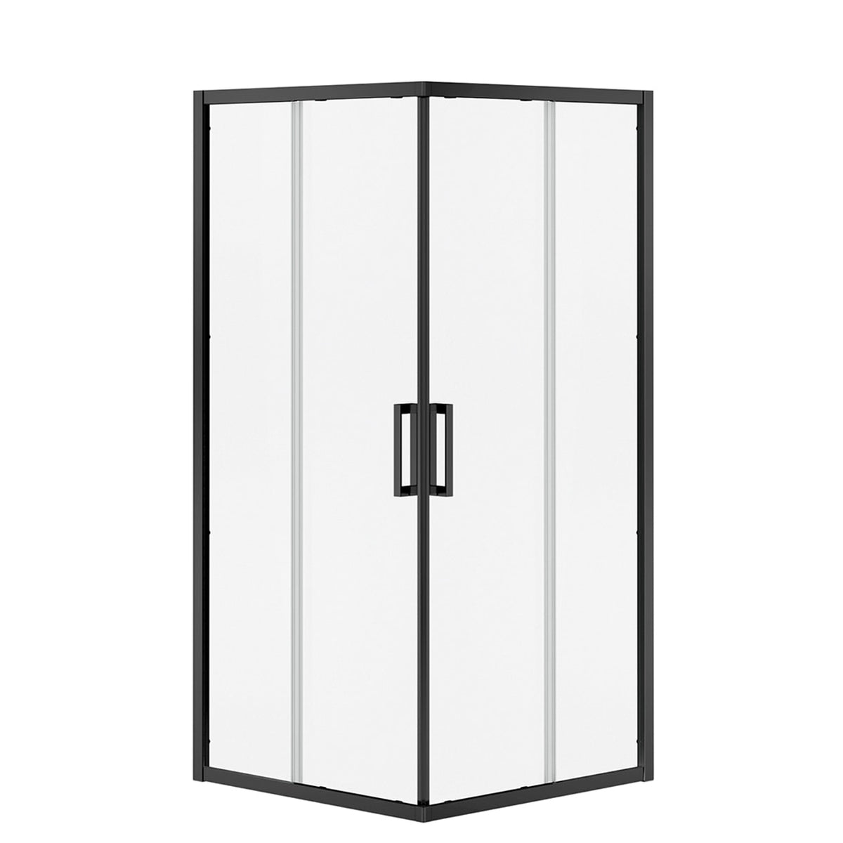 Maax Radia Square 36 x 36 x 71 ½ in 6 mm Sliding Shower Door for Corner Installation - image 6