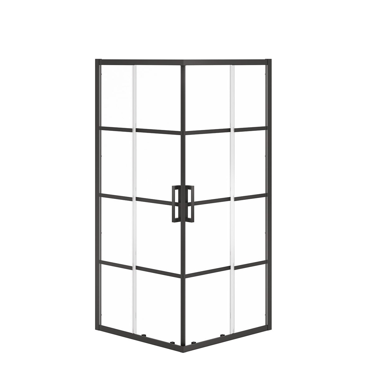 Maax Radia Square 36 x 36 x 71 ½ in 6 mm Sliding Shower Door for Corner Installation - image 8