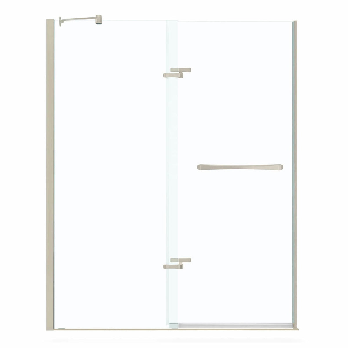 Maax Reveal 71 56-59 x 71 ½ in 8mm Pivot Shower Door for Alcove Installation - image 13