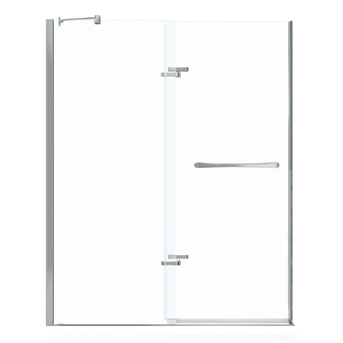 Maax Reveal 71 56-59 x 71 ½ in 8mm Pivot Shower Door for Alcove Installation - image 3