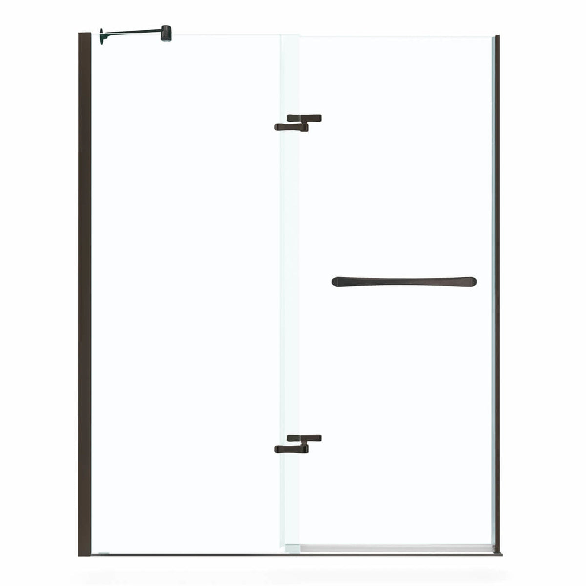 Maax Reveal 71 56-59 x 71 ½ in 8mm Pivot Shower Door for Alcove Installation - image 8