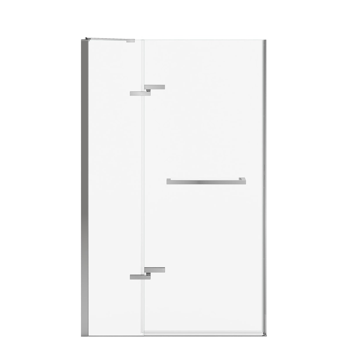 Maax Reveal Sleek 71 41 1/2-44 1/2 x 71 1/2 in 8 mm Pivot Shower Door for Alcove Installation - image 3