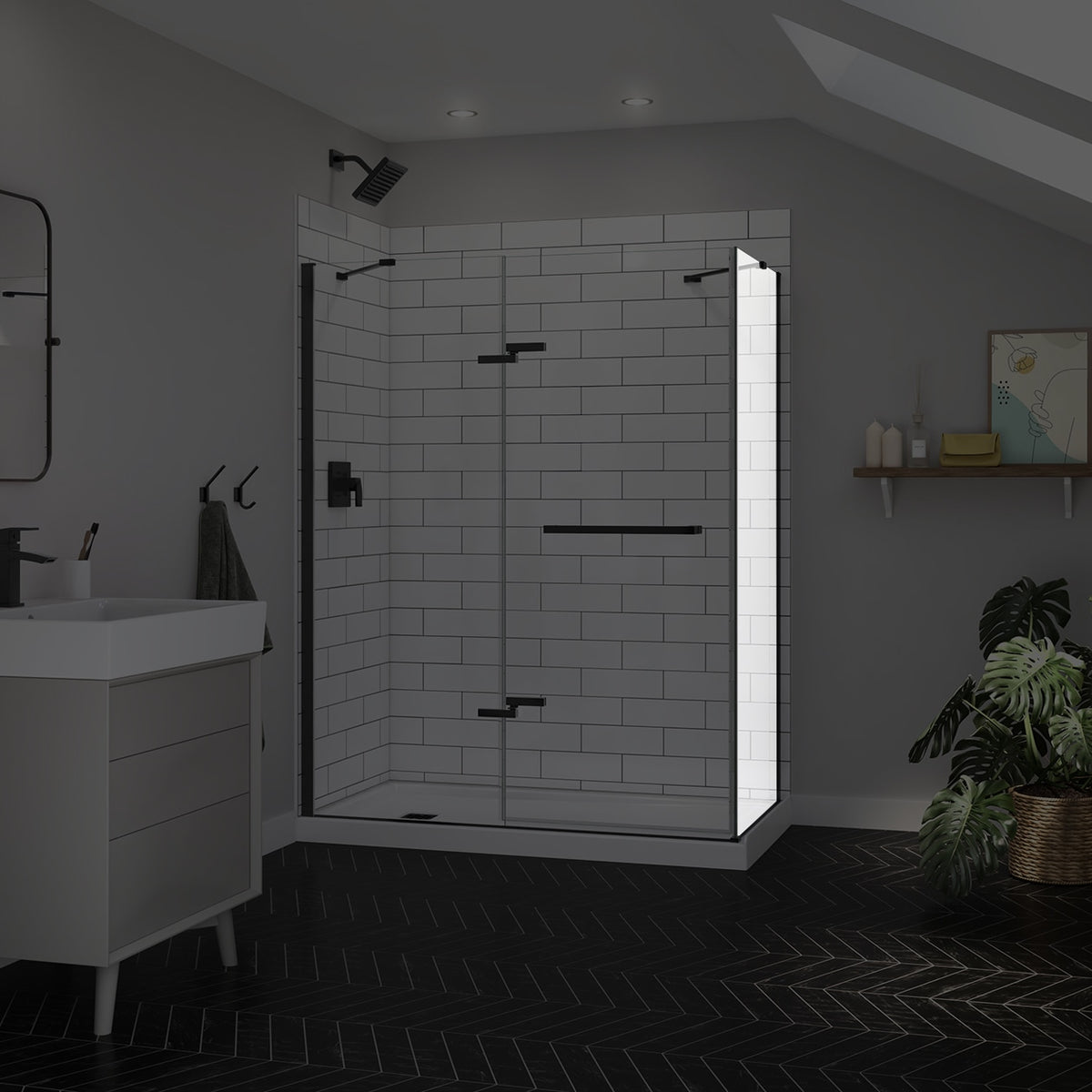 Maax Reveal Sleek 71 Return Panel for 32 in Base - image 13