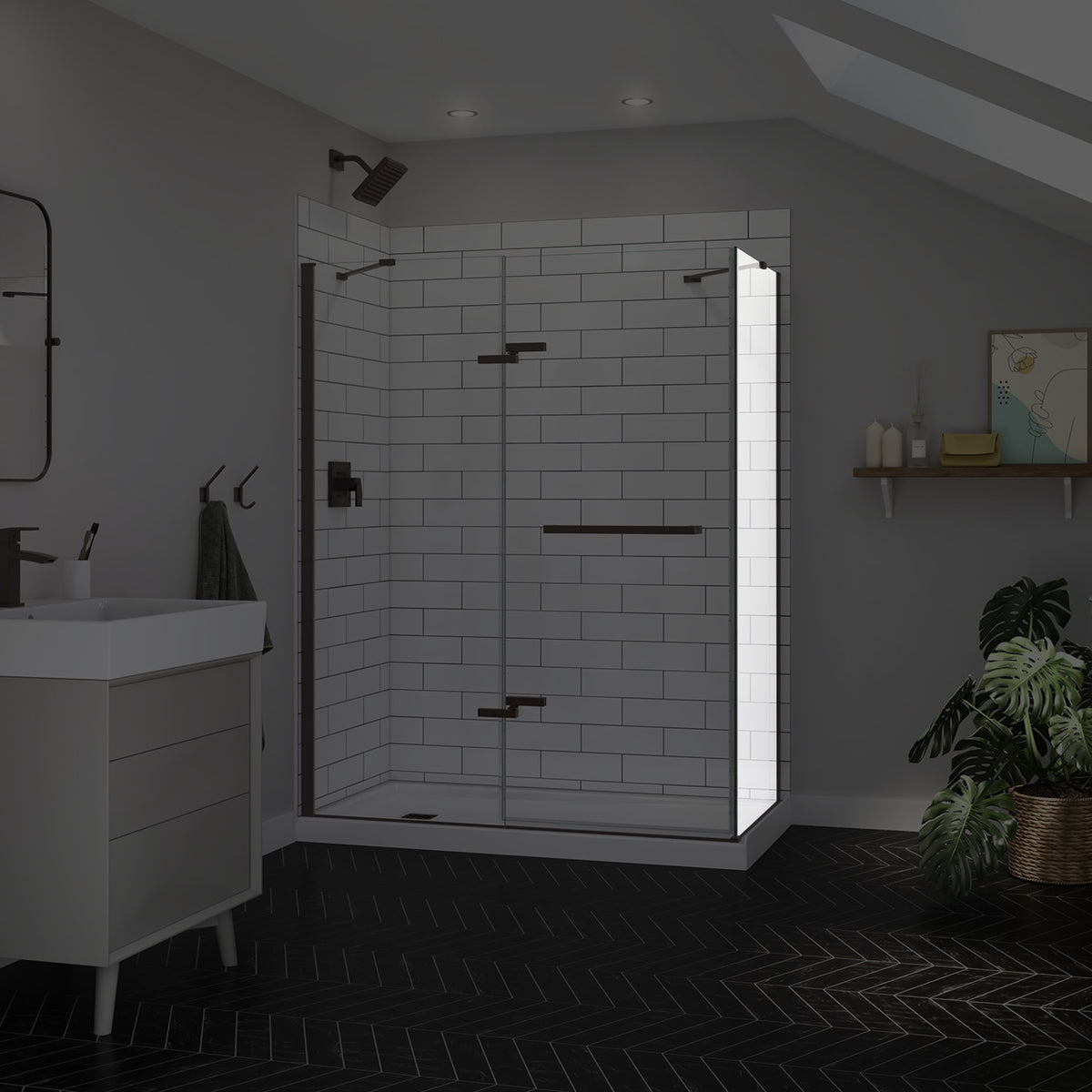 Maax Reveal Sleek 71 Return Panel for 34 in Base - image 5