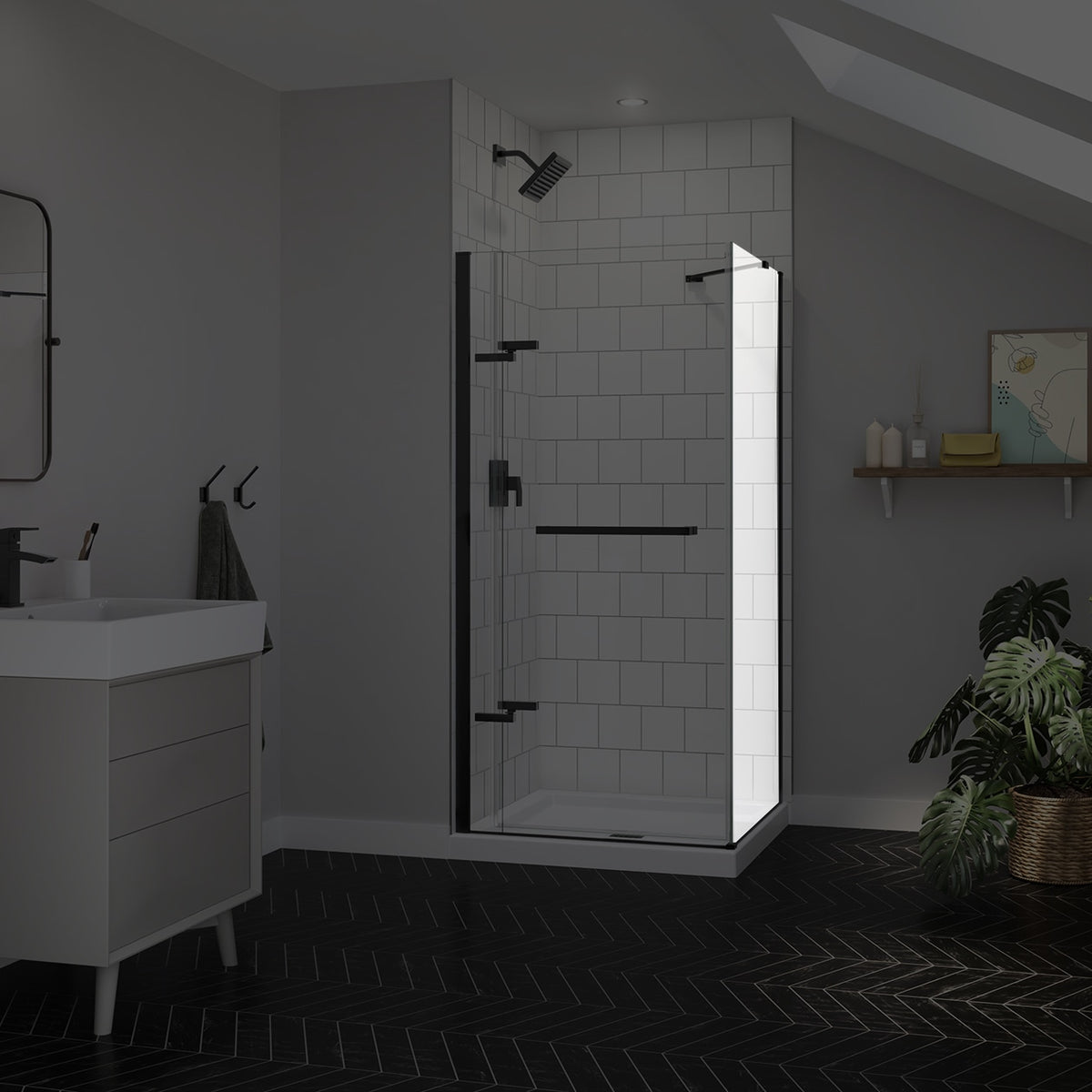 Maax Reveal Sleek 71 Return Panel for 36 in Base - image 16